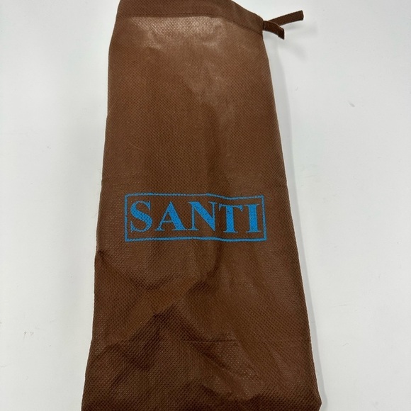 Vintage Yellow Leather Santi Clutch with Dust bag